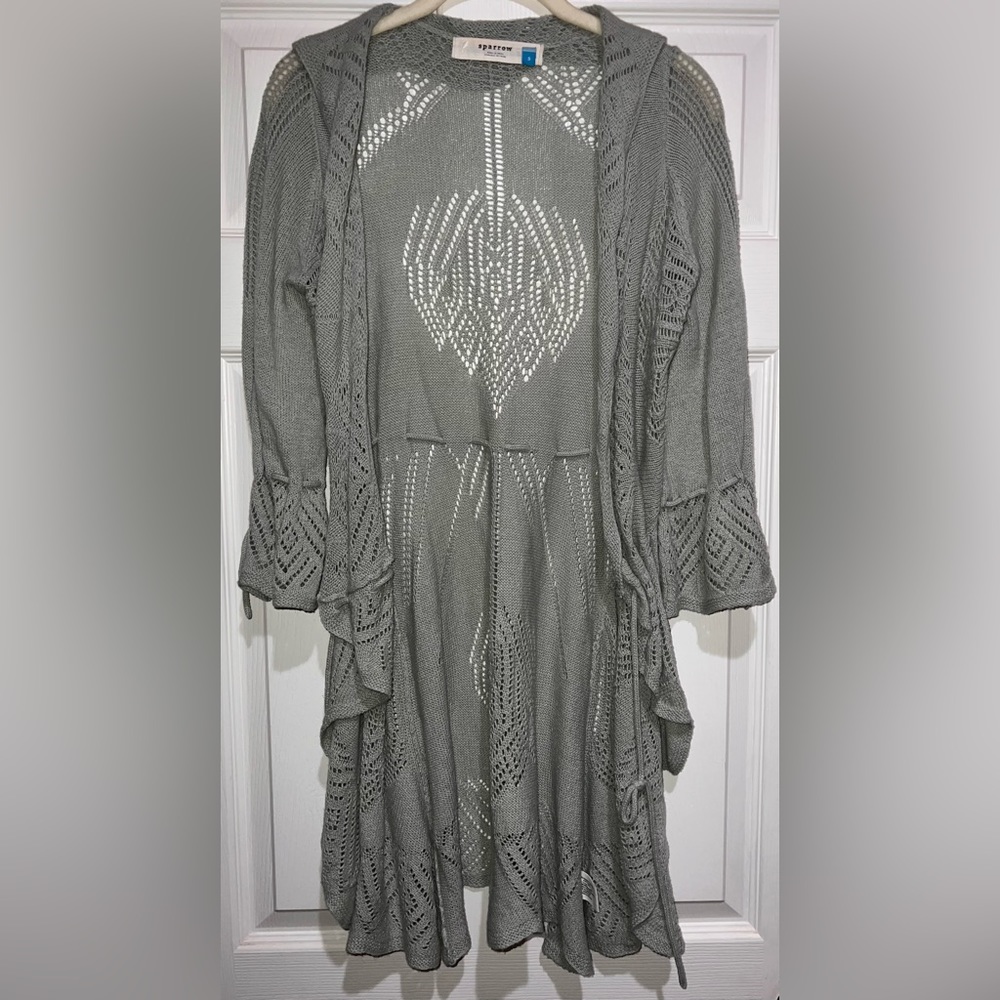 Sparrow Anthropologie Wrap Cardigan
S Sage Green 3/4 Sleeve
